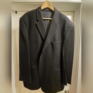 Used Good Condition Ralph Lauren Wool Topcoat – Classic Black Overcoat